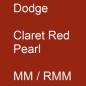 Preview: Dodge, Claret Red Pearl, MM / RMM.